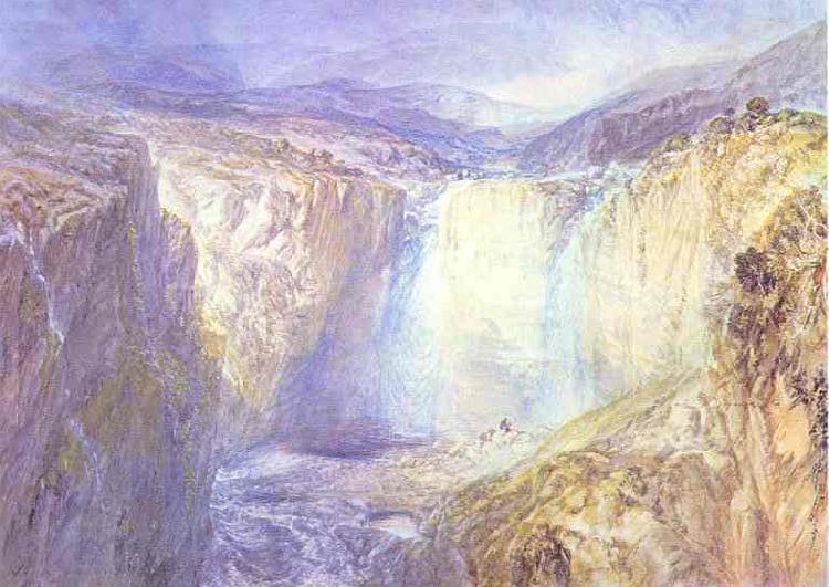 J.M.W. Turner Fall of the Tees, Yorkshire oil painting picture